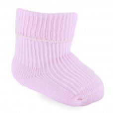 PRS05-P: Pink 2 Pack Premature Turnover Socks